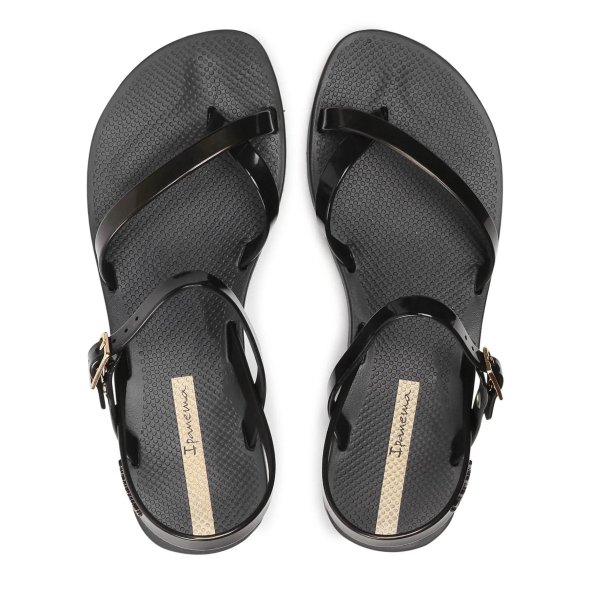 Ipanema Fashion Sand VIII Fem 82842-21112 Black/Gold Black