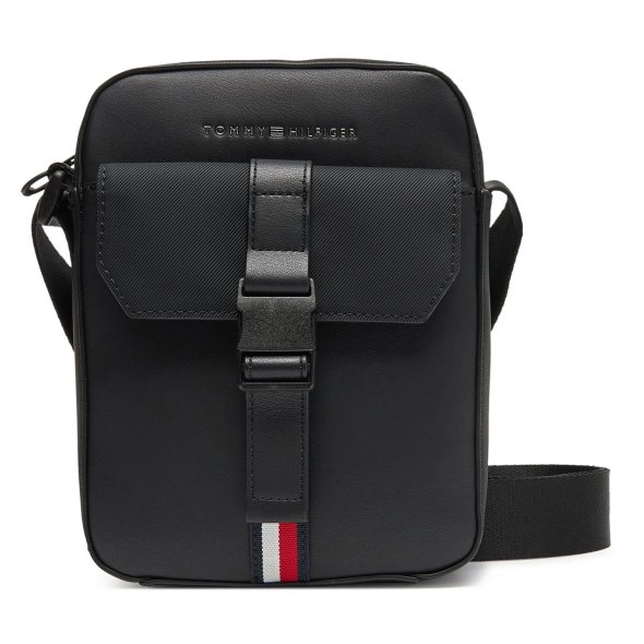 Tommy Hilfiger Ανδρικό Τσαντάκι AM0AM13479 BDS Μαύρο