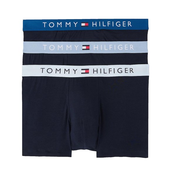 Tommy Hilfiger 3Pairs Trunk UM0UM03181 0TV Μπλε