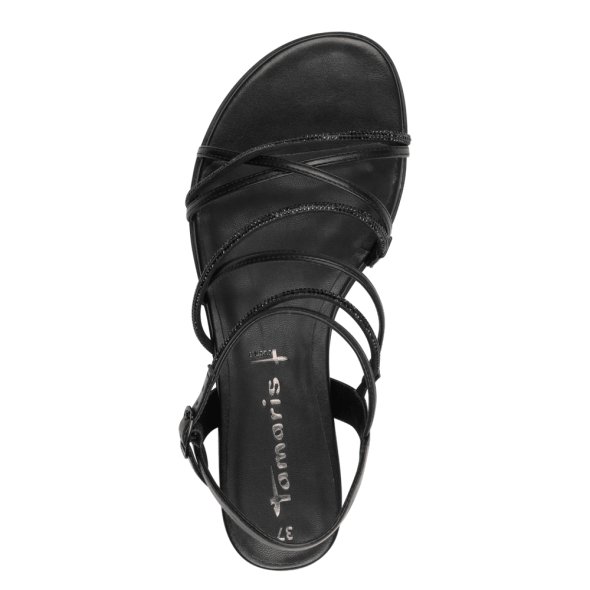 Tamaris Flat Πέδιλο 1-28103-42 001 Μαύρο