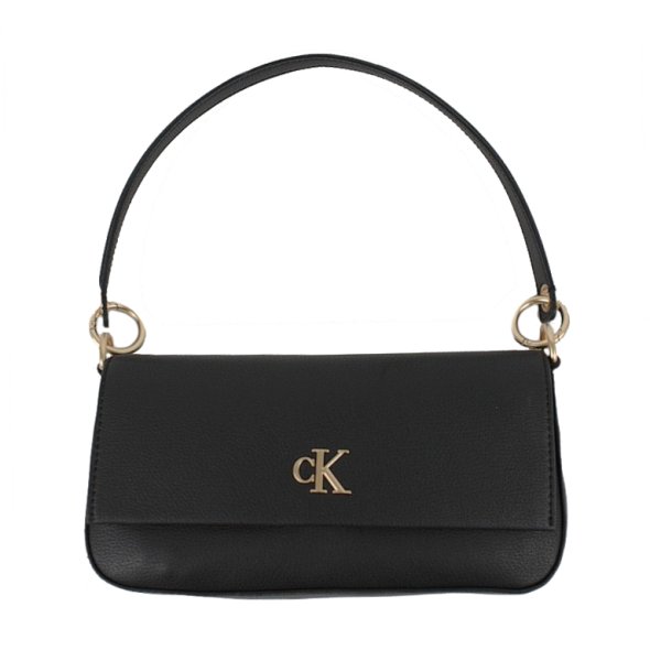 Calvin Klein Γυναικεία Τσάντα Minimal Monogram Shoulder Pouch LV04K3161G UB1 Μαύρο