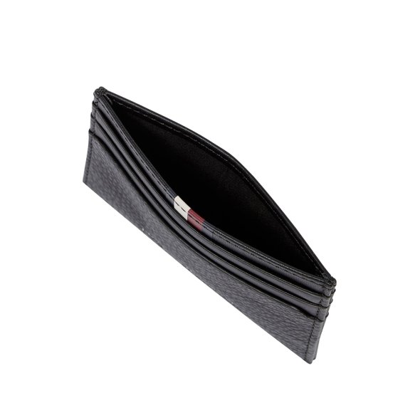 Tommy Hilfiger Δερμάτινη Θήκη Καρτών AM0AM13338 BDS Μαύρο