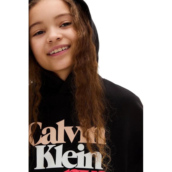 Calvin Klein Παιδικό Φούτερ Για Κορίτσια IG0IG02989 BEH Μαύρο