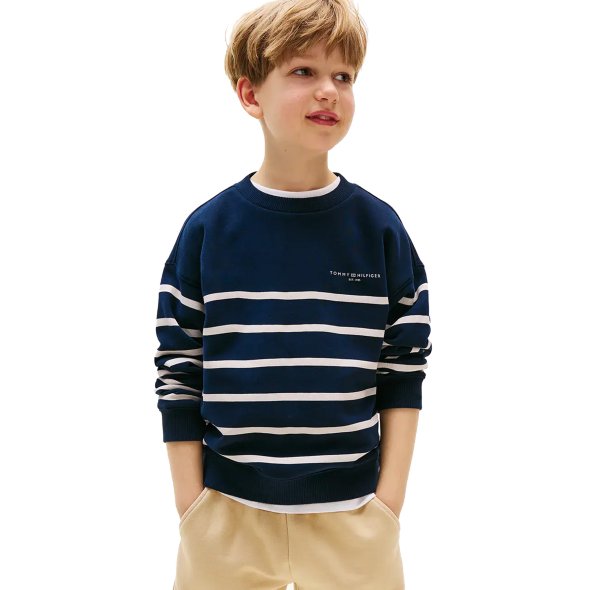 Tommy Hilfiger Παιδική Unisex Μπλούζα KS0KS00633 C1G Μπλε