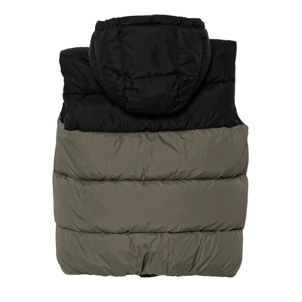 Calvin Klein Παιδικό Αμάνικο Μπουφάν ΙΒ0ΙΒ02535 LDY Χακί/Μαύρο