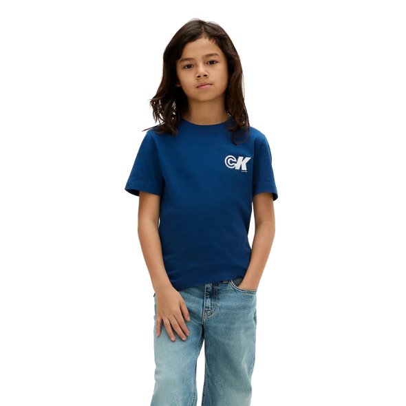 Calvin Klein Παιδικό T-Shirt Για Αγόρια IB0IB02544 C3I Μπλε
