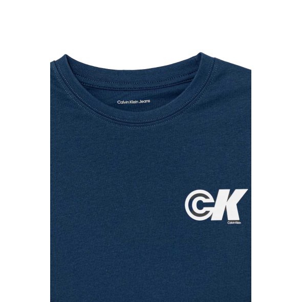 Calvin Klein Παιδικό T-Shirt Για Αγόρια IB0IB02544 C3I Μπλε