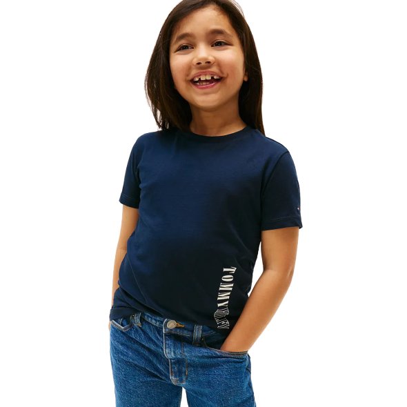 Tommy Hilfiger Παιδικό T-Shirt Για Αγόρια KB0KB09870 C1G Μπλε
