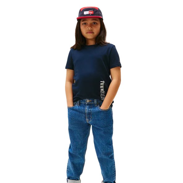 Tommy Hilfiger Παιδικό T-Shirt Για Αγόρια KB0KB09870 C1G Μπλε