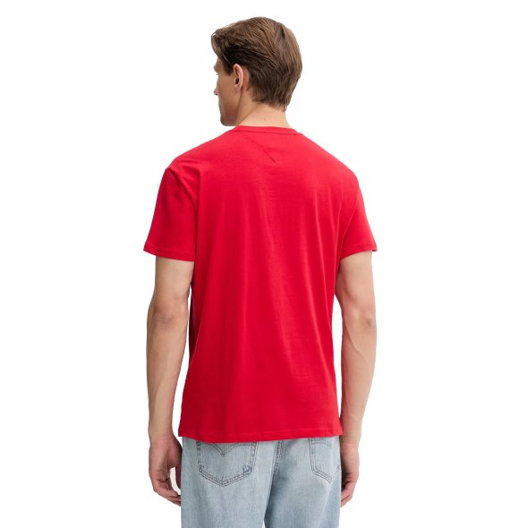 Tommy Hilfiger Ανδρικό T-Shirt DM0DM21911 XLE Κόκκινο