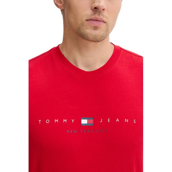 Tommy Hilfiger Ανδρικό T-Shirt DM0DM21911 XLE Κόκκινο