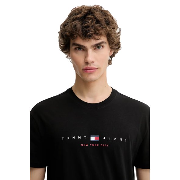 Tommy Hilfiger Ανδρικό T-Shirt DM0DM21911 BDS Μαύρο