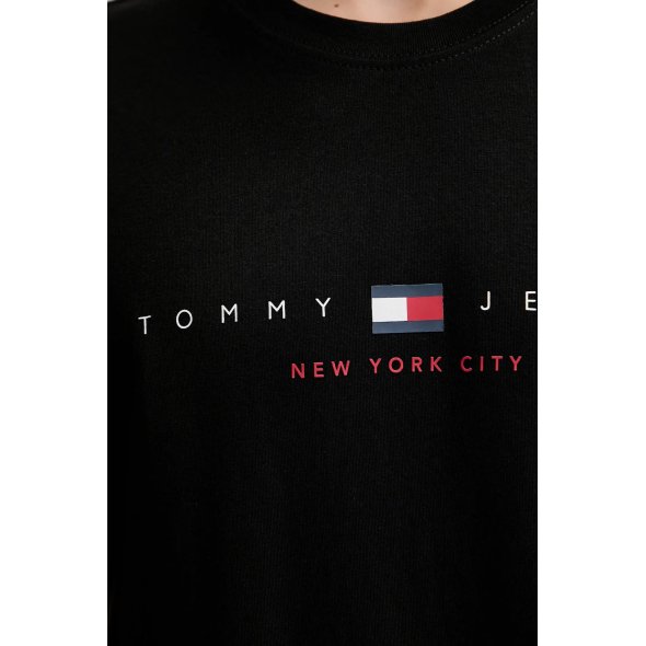 Tommy Hilfiger Ανδρικό T-Shirt DM0DM21911 BDS Μαύρο