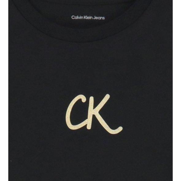 Calvin Klein Παιδικό T-Shirt Για Κορίτσια IG0IG02972 BEH Μαύρο