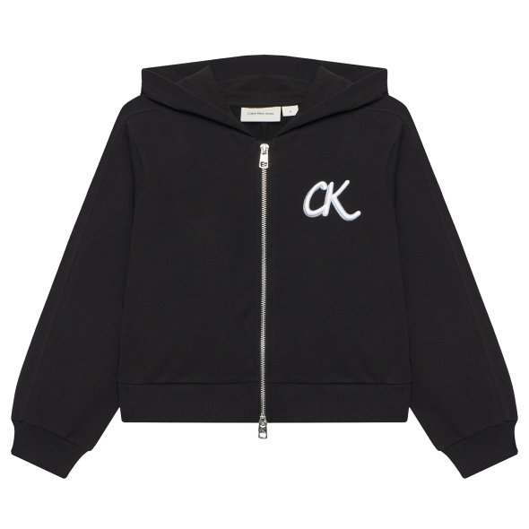 Calvin Klein Παιδική Ζακέτα Για Κορίτσια IG0IG02969 BEH Μαύρο