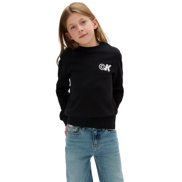 Calvin Klein Παιδική Μπλούζα Για Αγόρια IB0IB02545 BEH Μαύρο
