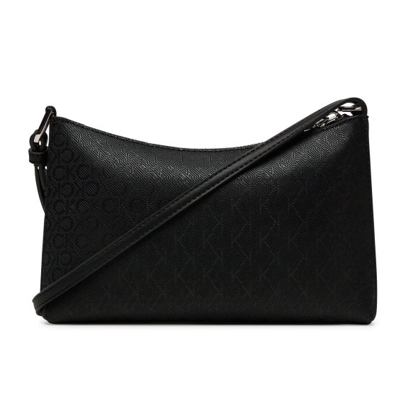 Calvin Klein Γυναικεία Τσάντα Ck Must Aop Conv Logo Jqd Strap LV04F3099G UB1 Μαύρο