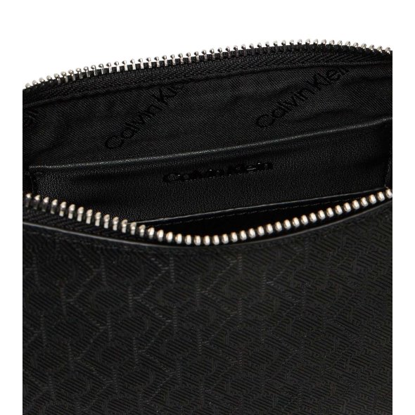 Calvin Klein Γυναικεία Τσάντα Ck Must Aop Conv Logo Jqd Strap LV04F3099G UB1 Μαύρο