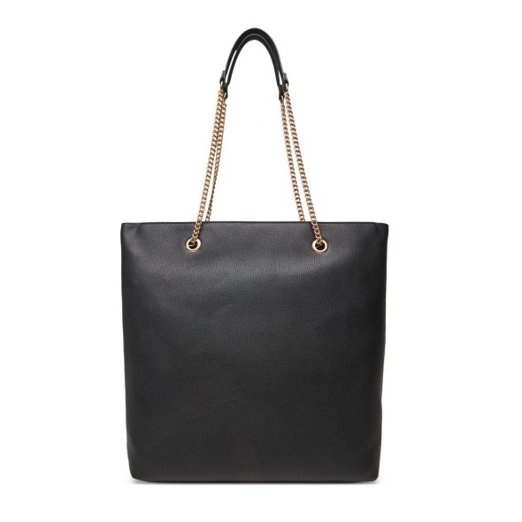 Calvin Klein Γυναικεία Τσάντα Minimal Monogram Chain Tote LV04F3204G UB1 Μαύρο