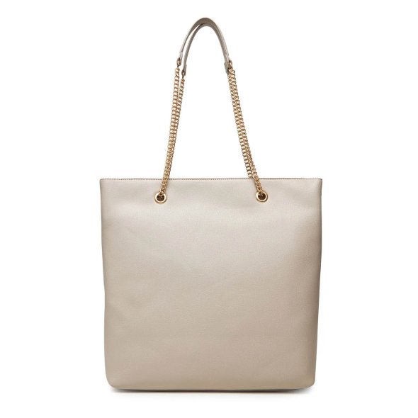 Calvin Klein Γυναικεία Τσάντα Minimal Monogram Chain Tote LV04F3204G RMU Μπεζ