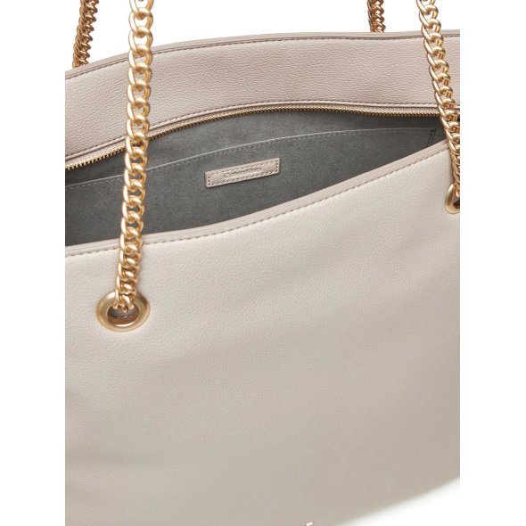 Calvin Klein Γυναικεία Τσάντα Minimal Monogram Chain Tote LV04F3204G RMU Μπεζ