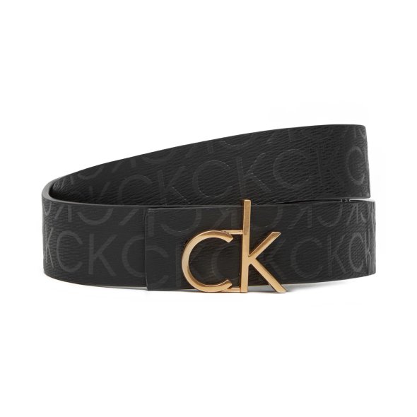 Calvin Klein Γυναικεία Δερμάτινη Reversible Ζώνη LV04F7038G UB1 Μαύρο