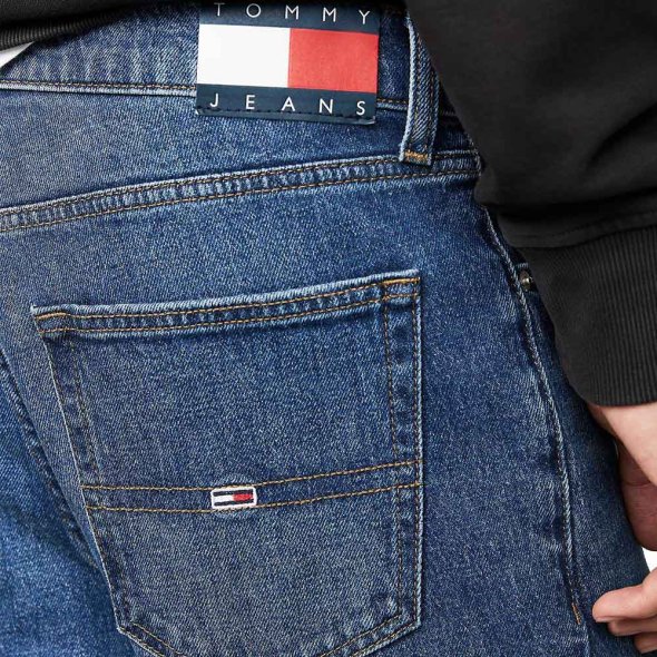 Tommy Hilfiger Ανδρικό Τζιν Παντελόνι DM0DM20178 1BK Μπλε