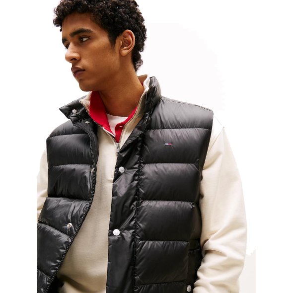 Tommy Hilfiger Ανδρικό Αδιάβροχο Γιλέκο DM0DM21777 BDS Μαύρο