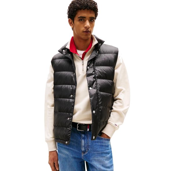 Tommy Hilfiger Ανδρικό Αδιάβροχο Γιλέκο DM0DM21777 BDS Μαύρο