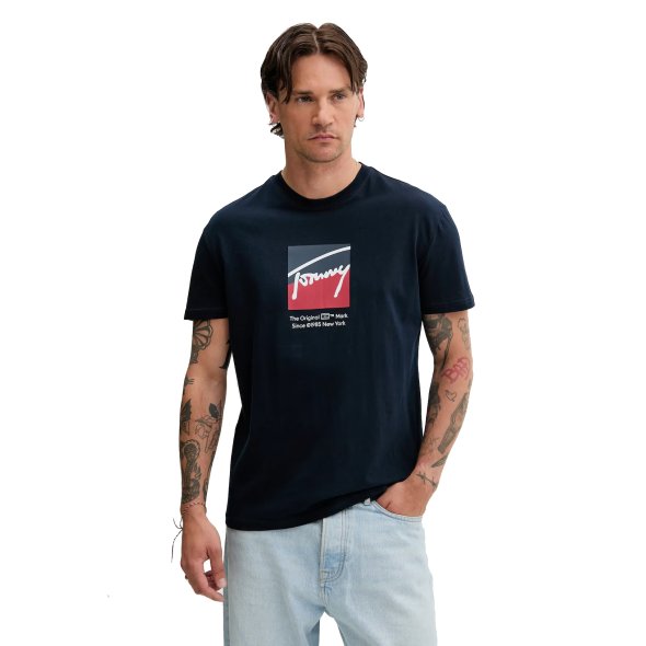 Tommy Hilfiger Ανδρικό T-Shirt DM0DM21940 C1G Μπλε