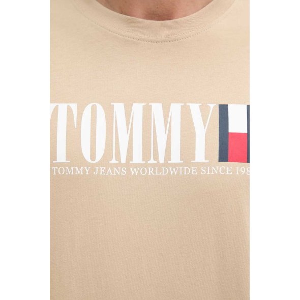 Tommy Hilfiger Ανδρικό T-Shirt DM0DM21941 RBV Μπεζ