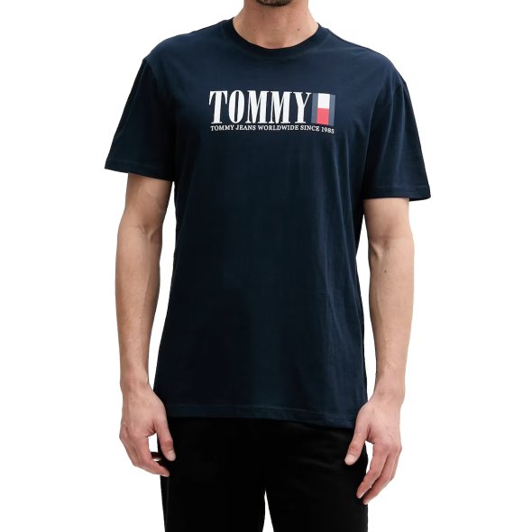 Tommy Hilfiger Ανδρικό T-Shirt DM0DM21941C1G Μπλε