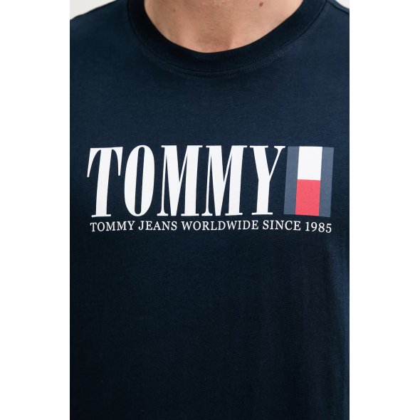 Tommy Hilfiger Ανδρικό T-Shirt DM0DM21941C1G Μπλε