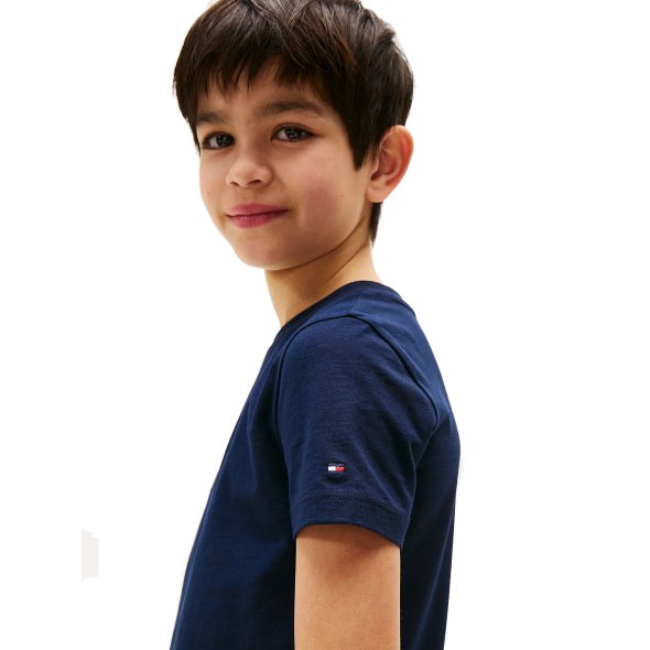 Tommy Hilfiger Παιδικό T-Shirt Για Αγόρια KB0KB09725 C1G Μπλε
