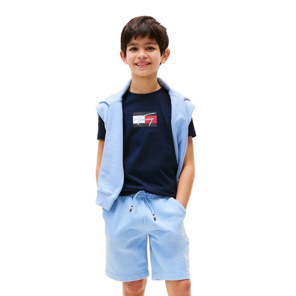 Tommy Hilfiger Παιδικό T-Shirt Για Αγόρια KB0KB09725 C1G Μπλε