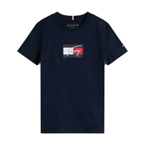 Tommy Hilfiger Παιδικό T-Shirt Για Αγόρια KB0KB09725 C1G Μπλε