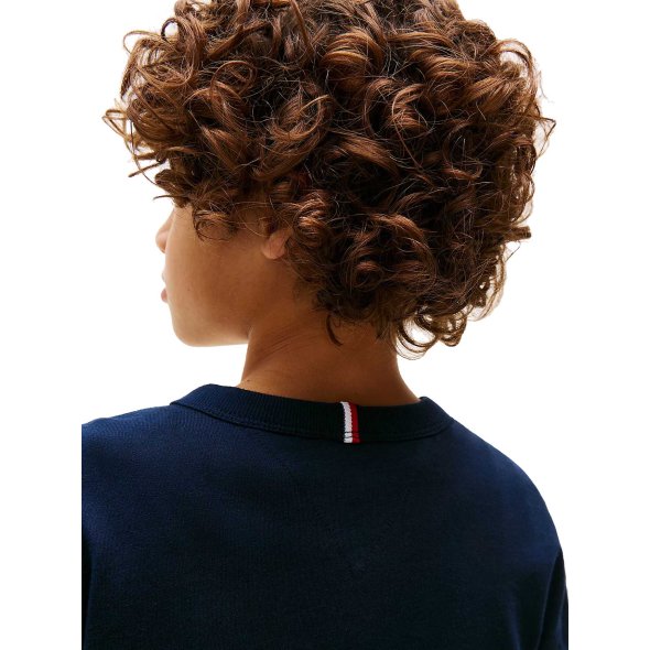 Tommy Hilfiger Παιδική Μπλούζα Για Αγόρια KB0KB09845 C1G Μπλε