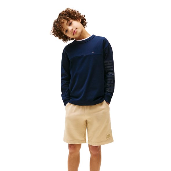 Tommy Hilfiger Παιδική Μπλούζα Για Αγόρια KB0KB09845 C1G Μπλε