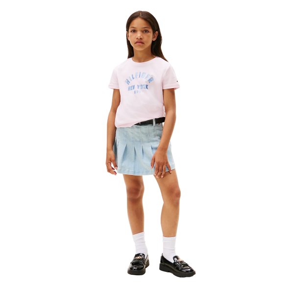 Tommy Hilfiger Παιδικό T-Shirt Για Κορίτσια KG0KG08813 TOG Ροζ
