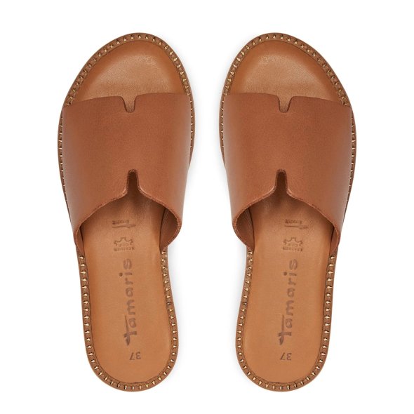 Tamaris Δερμάτινο Flat 1-27135-42 305 Cognac