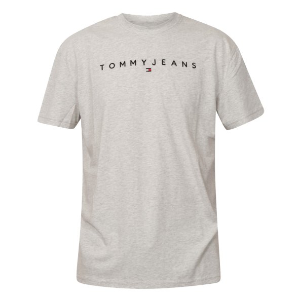 Tommy Hilfiger Ανδρικό T-Shirt Linear Logo DM0DM20744 PJ4 Γκρι