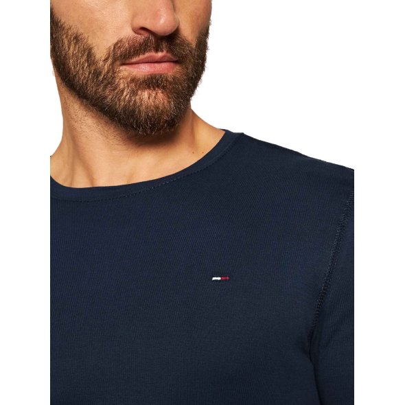 Tommy Hilfiger TJM OriginalRib Longsleeve Tee DM0DM04409 002 Μπλε