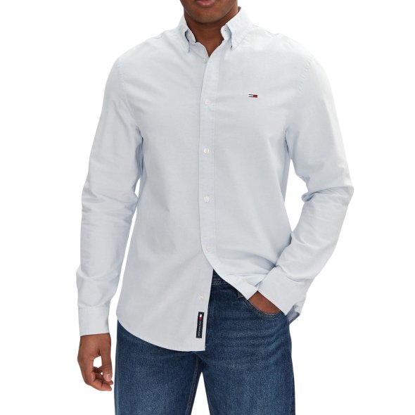Tommy Hilfiger Ανδρικό Πουκάμισο Regular Oxford Shirt DM0DM21298 C3Q Γαλάζιο
