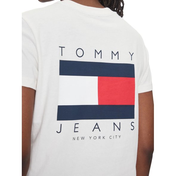 Tommy Hilfiger Γυναικείο T-Shirt DW0DW21423 YBH Λευκό