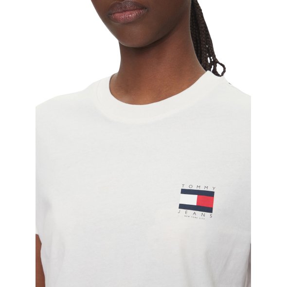 Tommy Hilfiger Γυναικείο T-Shirt DW0DW21423 YBH Λευκό