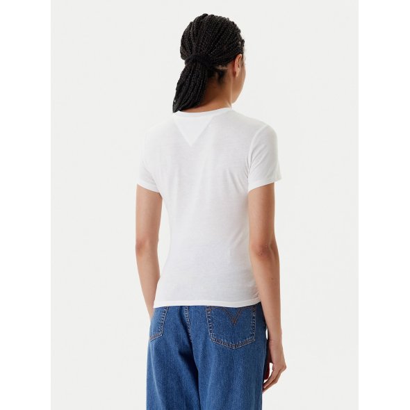 Tommy Hilfiger Γυναικείο T-Shirt DW0DW20913 YBL Λευκό