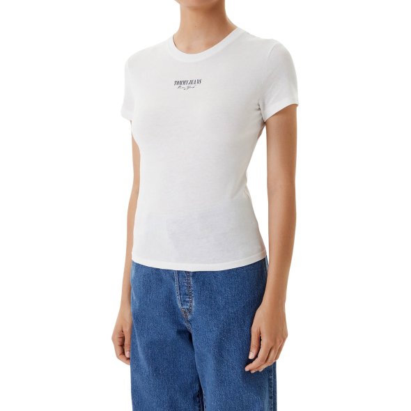 Tommy Hilfiger Γυναικείο T-Shirt DW0DW20913 YBL Λευκό