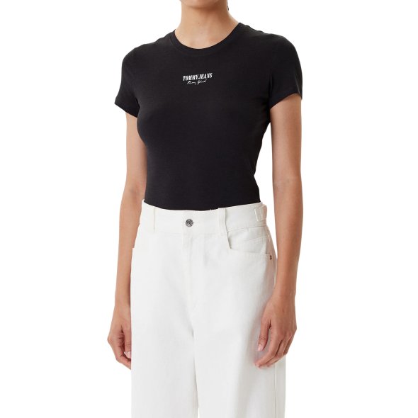 Tommy Hilfiger Γυναικείο T-Shirt DW0DW20913 BDS Μαύρο