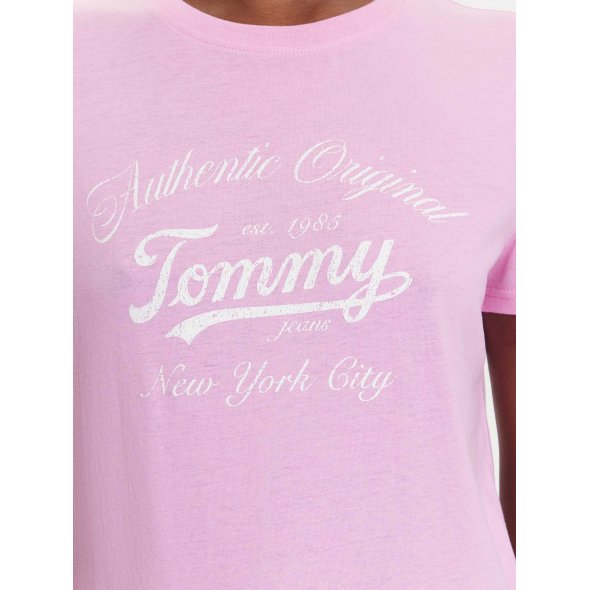 Tommy Hilfiger Γυναικείο T-Shirt DW0DW21404 U06 Ροζ