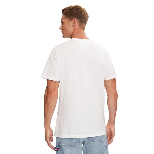 Tommy Hilfiger Ανδρικό T-Shirt DM0DM20740 YBR Λευκό